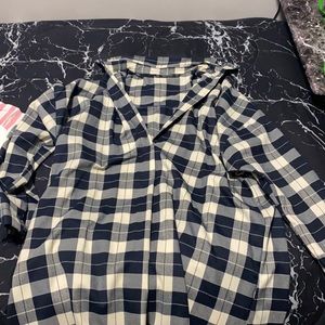 Zara flannel dress